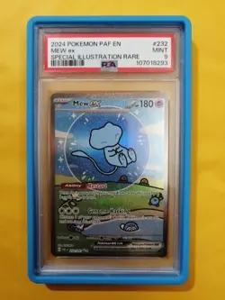 2024 Pokemon PAF en Special Illustration Rare #232 Bubble Mew EX PSA 9 Mint rare - Image 1