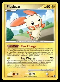 Pokemon Secret Wonders 36/132 Plusle - Image 1