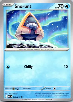Pokemon Snorunt ME: Ascended Heroes (ASC) Normal 046/217 NM - Image 1