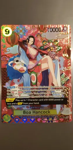 Boa Hancock SP OP14-112 SR Azure Sea's Seven OP14 English One Piece TCG NM - Image 1