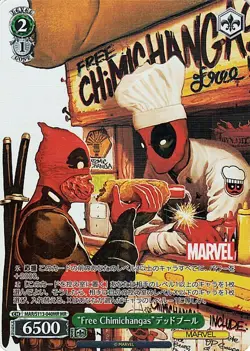 Weiss Schwarz MARVEL Vol.2 Free Chimichangas Deadpool MARS113-040MR MR Japanese - Image 1