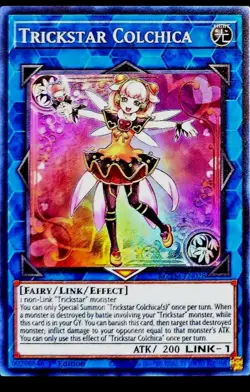 Trickstar Colchica (MZTM-EN028) - Super Rare Yugioh - 1st Edition NM - Image 1