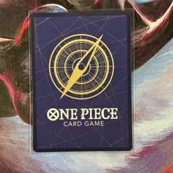 One Piece Sabo Carrying on His Will Secret Rare Foil OP13-120 7000 Blocker Card - Image 2