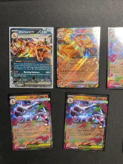 Pokemon TCG Charizard 7 Card Lot EX X - Image 2
