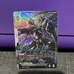 Gundam Card Game GD01-065 Freedom Gundam : LR New Type Rising NM/M - Image 1