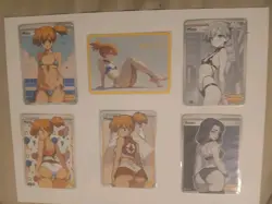 Sexy Beautiful Waifu 6 Card Lot - Anime Goddess Cards | Misty x Raven | Full Art - Image 1