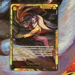 Bandai Crocodile The Seven Warlords Special Foil OP14-120 10000 Power Card - Image 1