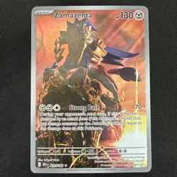 Pokemon TCG Zamazenta 201/182 Illustration Rare Destined Rivals NM Card - Image 1