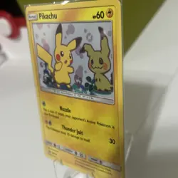 Pokemon Pikachu SM162 Promo Holo Basic 60 HP Card SM Set English - Image 4