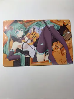 Hatsune Miku Halloween Sexy ACG Goddess Story Anime Girls Waifu Art Tarot Card - Image 1