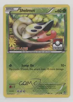 Shelmet (Pokemon League) Reverse Foil XY Furious Fists #8 - Image 1