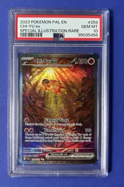 2023 Pokemon PAL EN Chi-Yu ex Special Illustration Rare #259 PSA 10 GEM MT - Image 1