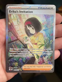 Erika’s Invitation 203/165 SIR Sv Scarlet & Violet 151 Pokemon TCG - NM - Image 1