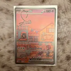 Pokemon Mew EX Holo Black Star Promo SV Promo 053 Scarlet & Violet 180 HP - Image 1