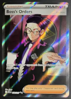 Pokemon Boss's Orders 256/217 Ascended Heros Full Art Trainer - Image 1