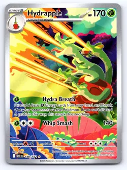 Hydrapple 188/182 Illustration Rare Destined Rivals Pokemon Near Mint - Image 1
