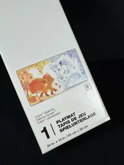 Pokemon Vulpix & Alolan Vulpix Playmat 2025 Pokemon Center Exclusive - Desk Mat - Image 2