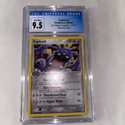 Pokemon CGC 9.5 MINT Exploud 6/101 EX Hidden Legends Reverse Holofoil 2004 Holo - Image 1