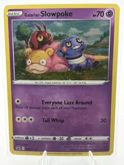 Pokemon Galarian Slowpoke SWSH126 Sword & Shield Promo Holo Basic 70HP - Image 1