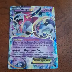 Pokemon TCG Hoopa EX 36/98 XY Ancient Origins Basic 170HP Ultra Rare Holo - Image 1
