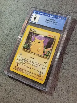2000 Pokemon Pikachu 87/130 Base Set 2 CGC 9 (PSA BGS) NM/MINT+ - Image 2