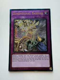 Dimensional Barrier RA01-EN072 1st Edition PUR Yugioh Near Mint - Image 3