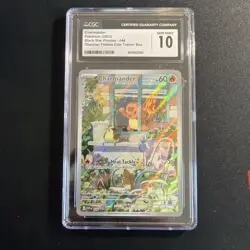 CGC 10 Charmander #044 Obsidian Flames ETB Black Star Promo Graded 🔥 - Image 2