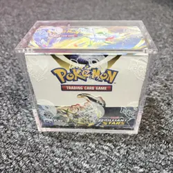 Pokemon TCG: Brilliant Stars Booster Box 36 Packs Sealed | Magnetic Acrylic Case - Image 1