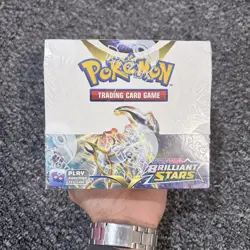 Pokemon TCG: Brilliant Stars Booster Box 36 Packs Sealed | Magnetic Acrylic Case - Image 3