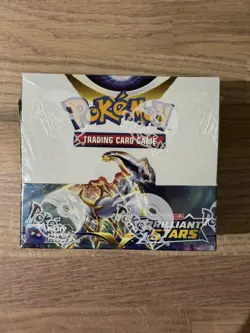 Pokemon TCG - Brilliant Stars - Booster Box New Sealed-Slight opening on seal 820650819964 - Image 1