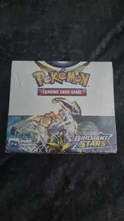 Pokemon TCG Brilliant Stars Booster Box - 36 Packs New and Sealed (Damaged) - Image 1