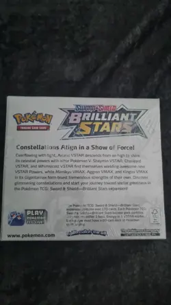 Pokemon TCG Brilliant Stars Booster Box - 36 Packs New and Sealed (Damaged) - Image 3
