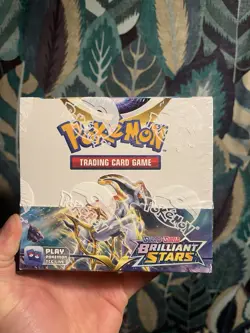 Pokemon TCG Brilliant Stars Booster Box New and Sealed with Case - Image 1