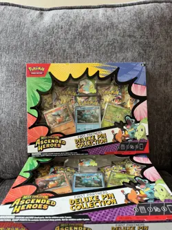 Pokemon TCG Mega Evolution Ascended Heroes -First Partners Deluxe Pin Collection - Image 1