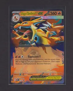 Mega Charizard Y ex 030 Mega Evolution Promo Pokemon Card - Image 1