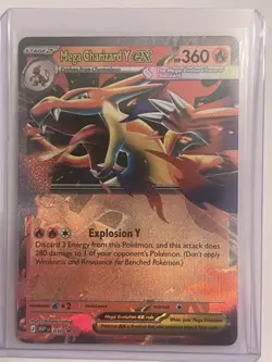 Mega Charizard Y EX 030 Black Star Promo Pokemon Card NM - Image 1