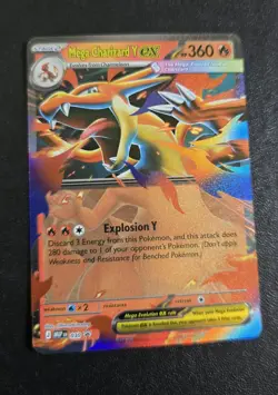 Mega Charizard Y Ex MEP 030 Black Star Promo Pokemon TCG Card - Image 1