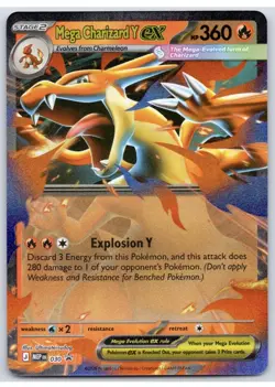 MEGA CHARIZARD Y EX MEP 030 BLACK STAR PROMO 2026 POKEMON NM - Image 1