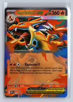 Mega Charizard Y ex 030 Holo Promo Mega Evolution Promo Pokemon Near Mint - Image 1