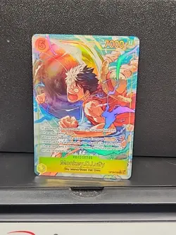 Monkey D. Luffy (Alt Art) OP15-119 SEC Adventure on KAMI's Island ENGLISH OP15 - Image 1