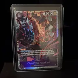 One Piece OP-11 Charlotte Katakuri OP11-067 SR A Fist of Divine Speed - NM/Mint - Image 1