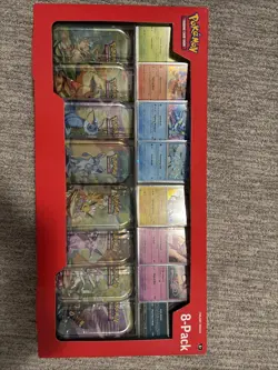 Pokemon TCG: Prismatic Evolutions Costco Mini Tins 8 Pack - New & Sealed - Image 1