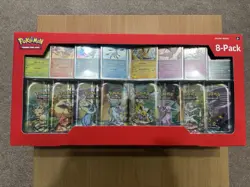 Pokemon TCG Prismatic Evolutions Costco Mini Tins 8 Pack - New & Sealed ✅ - Image 1