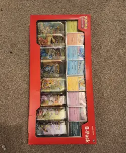 Pokemon TCG: Prismatic Evolutions Costco Mini Tins 8 Pack - New & Sealed - Image 1