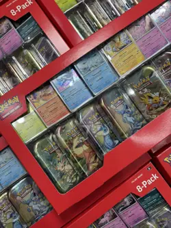 Pokemon TCG: Prismatic Evolutions Costco Mini Tins 8 Pack - New & Sealed - Image 4