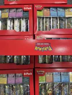 Pokemon TCG: Prismatic Evolutions Costco Mini Tins 8 Pack - New & Sealed - Image 5
