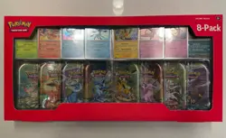 Pokemon TCG: Prismatic Evolutions Costco 8-Pack Mini Tins - New & Sealed - Image 1