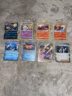 Pokemon Cards and Collectors Tin Lot - 112 Cards - 5 Metal Collector Tins - Mint - Image 1