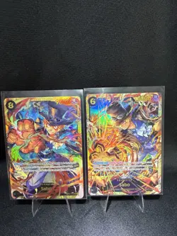 Bandai One Piece Card Game Sabo Foil Special Edition OP07-118 OP13-120 Lot - Image 1