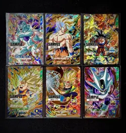 SDV3 SAMPLE Card Set (6) Dragon Ball Super Divers Trading Card Game - Image 1